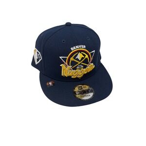 New Era Denver Nuggets NBA21 Tip Off 9FIFTY Snapback Hat Navy Blue 60182901 OSFM
